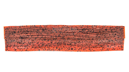 Burnt Orange Black Dots Silicone Skirt Tab – Crawfish Pattern for Bass (8802-535) Component Silicone Skirt Tab (8802-535)