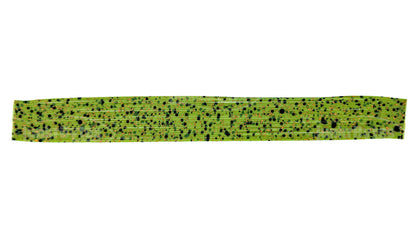 Watermelon / Orange Flake Black Dots Silicone Skirt Tab with Flake – Crawfish Pattern for Bass (8802-559)