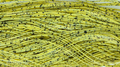 Light Yellow Black Dots Silicone Skirt Tab – Crawfish Pattern for Bass (8802-563) Component Silicone Skirt Tab (8802-563)