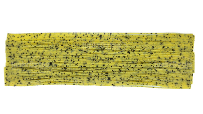 Light Yellow Black Dots Silicone Skirt Tab – Crawfish Pattern for Bass (8802-563) Component Silicone Skirt Tab (8802-563)