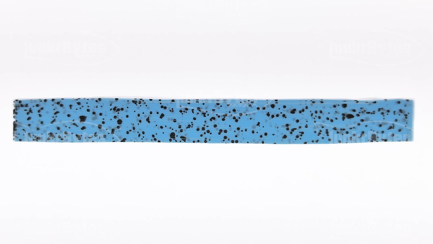 Blue Black Dots Silicone Skirt Tab – Reaction Strike Trigger for Bass (8802-567) Component Silicone Skirt Tab (8802-567)