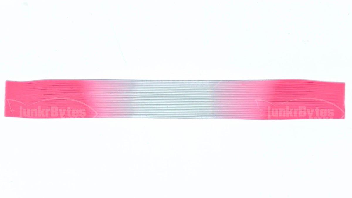 Pink Pearl Tips / Clear Purple Center Fire Tip Silicone Skirt Tab – Shad Imitation for Bass (8807-X001)