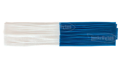 Steel Blue / Pearlescent Fire Tip Silicone Skirt Tab, Shad Imitation for Bass (8807-X004)