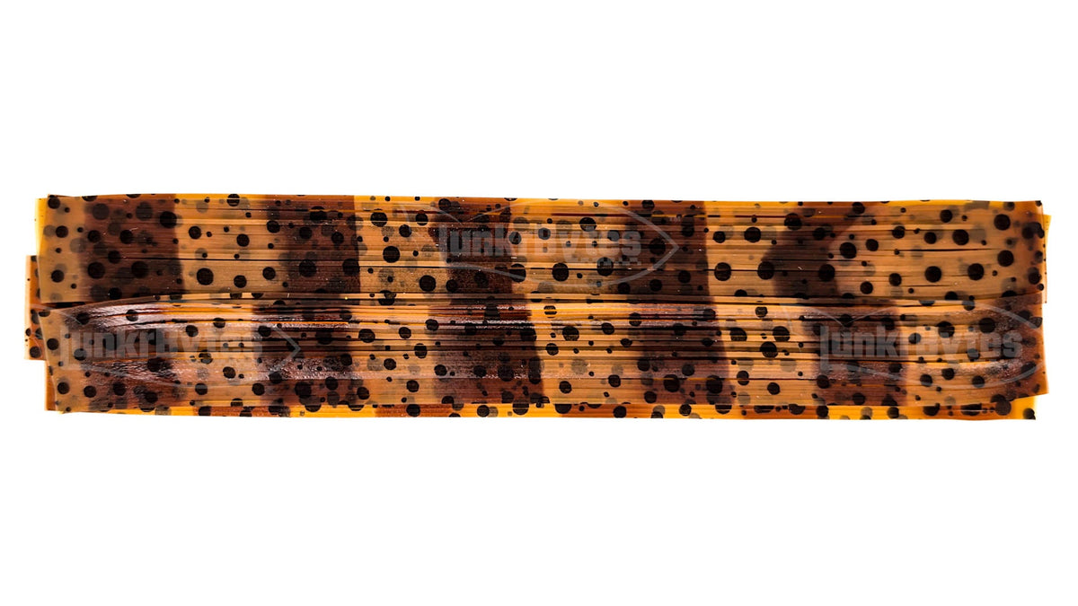 Brown / Orange Multi-Color Black Dots Silicone Skirt Tab – Crawfish Pattern for Bass (8817-203-X001)
