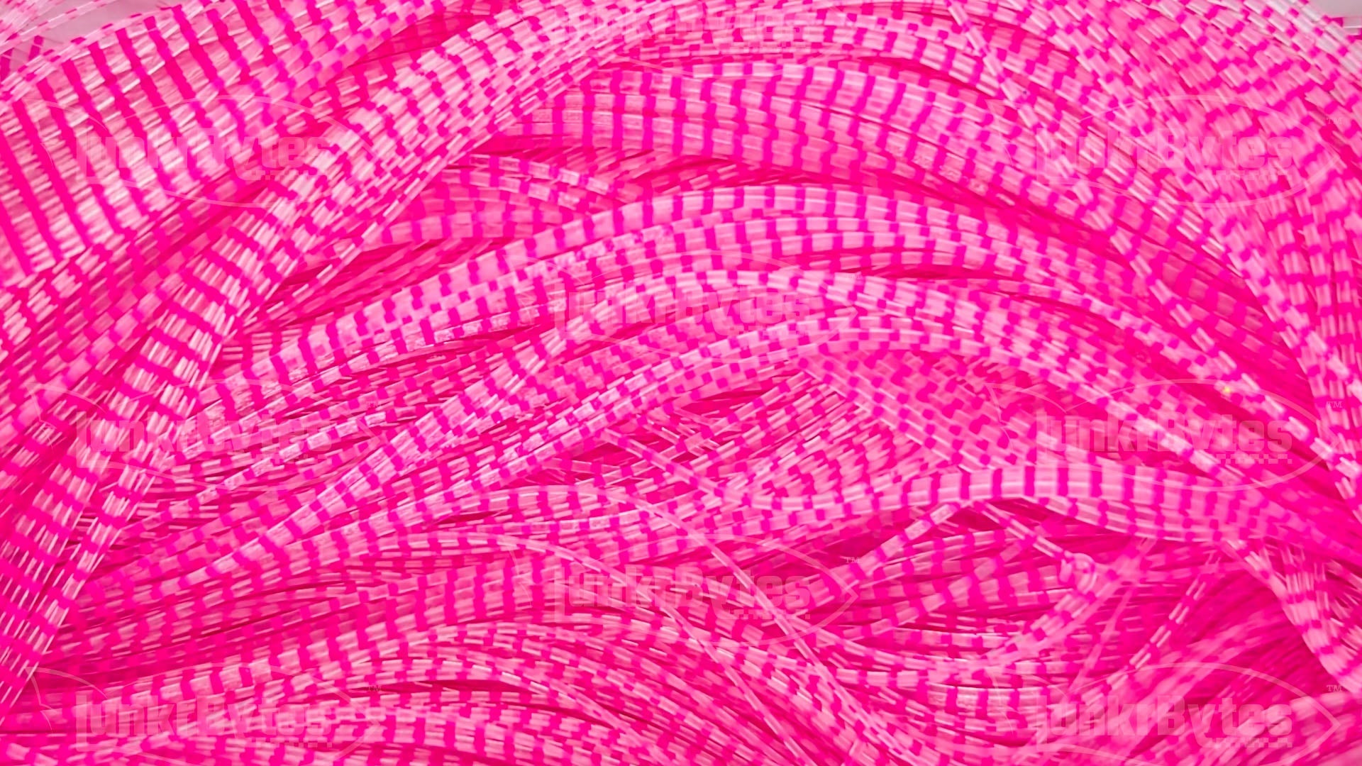 Clear / Pink Stripe Silicone Skirt Tab (8818-256)