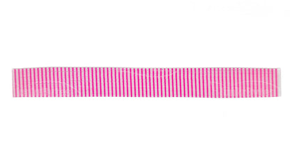 Clear / Pink Stripe Silicone Skirt Tab (8818-256)
