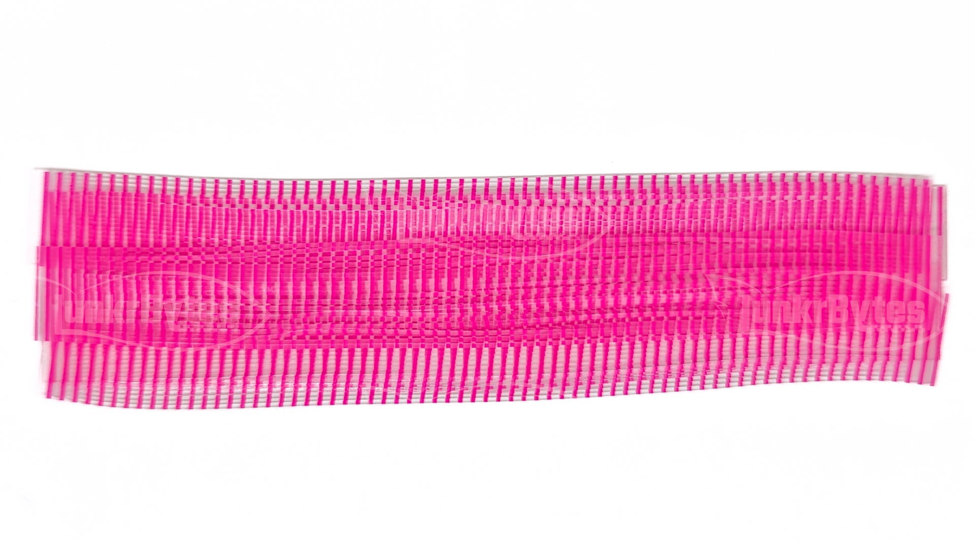 Clear / Pink Stripe Silicone Skirt Tab (8818-256)