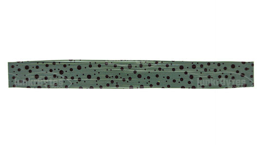 Green Pumpkin / Blue Interference / Brown Dots Silicone Skirt Tab, Bluegill Pattern for Bass (8825-139-X001)