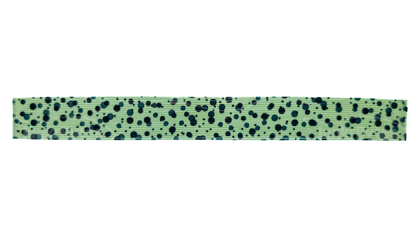 Watermelon / Black Dots Silicone Skirt Tab – Bluegill Pattern for Bass (8825-549)