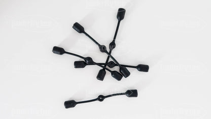 8833-021 Black Spider Rattle Collar
