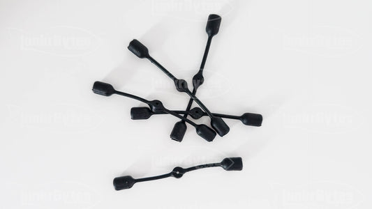8833-021 Black Spider Rattle Collar