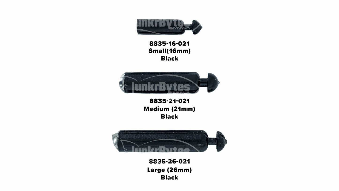 8835-21-021 black medium 21mm plastic rattle