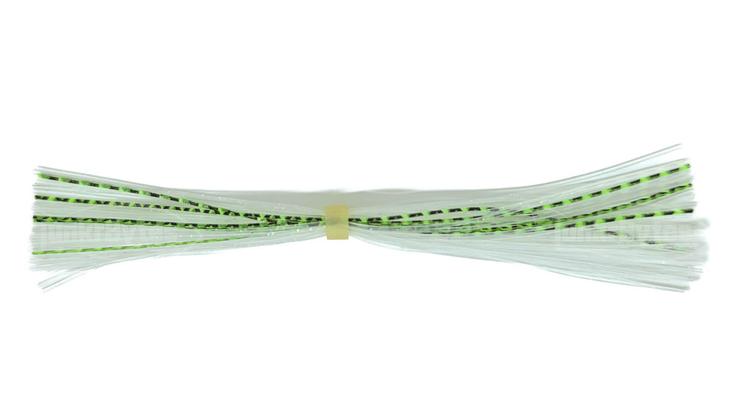 Clear with Green Baitfish Highlight – Pre-Banded Replacement Skirt (8861-052-BS)