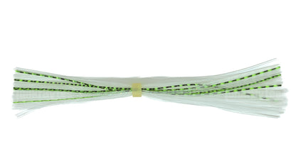 Clear with Green Baitfish Highlight – Pre-Banded Replacement Skirt (8861-052-BS)