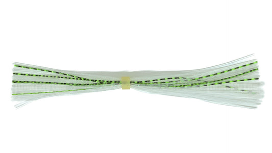 Clear with Green Baitfish Highlight – Pre-Banded Replacement Skirt (8861-052-BS)