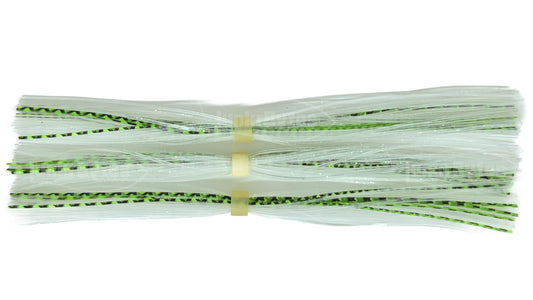 Clear with Green Baitfish Highlight – Pre-Banded Replacement Skirt (8861-052-BS)