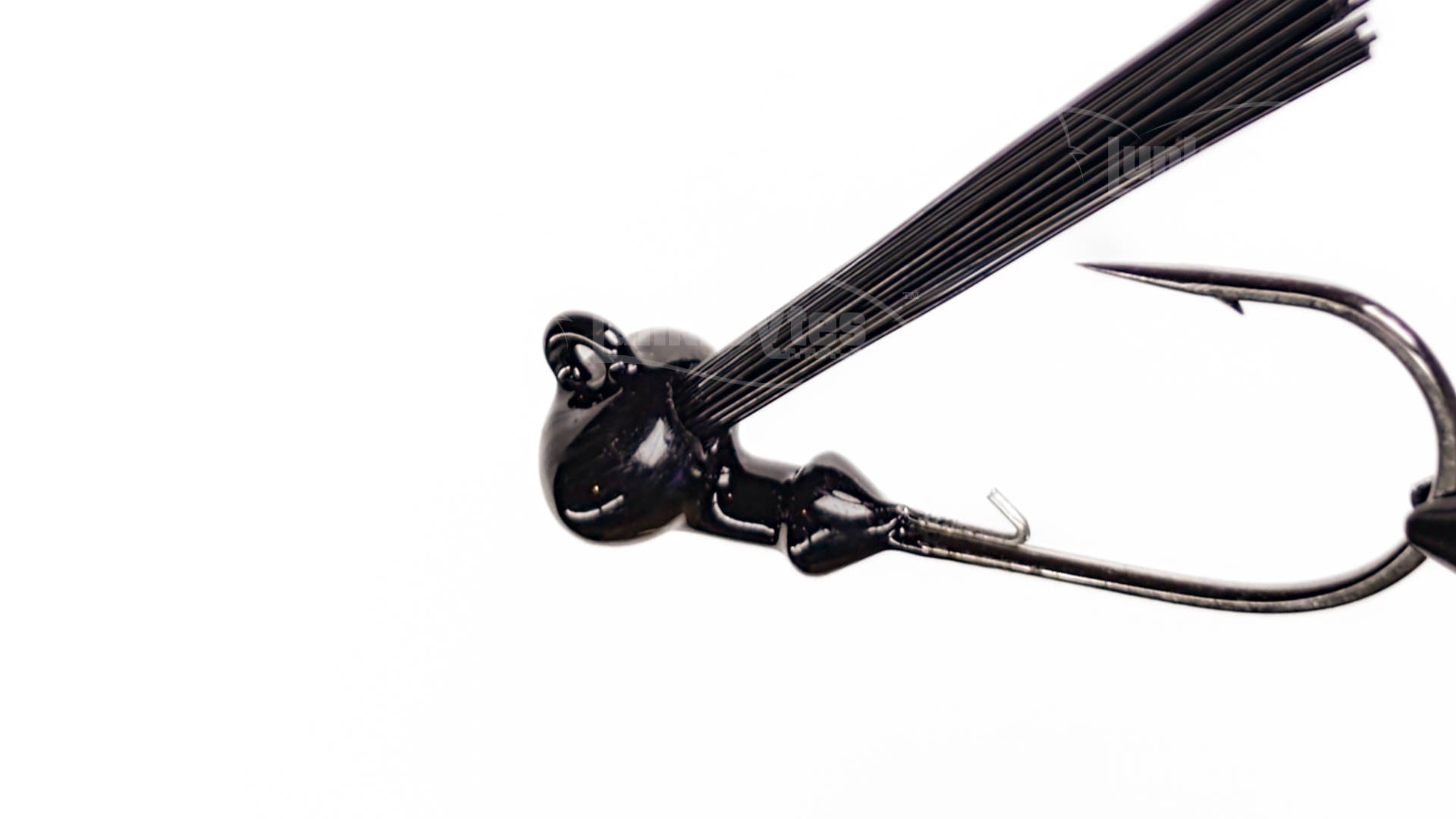 LB-2900 Arky 1/4oz Black jig head - alt view