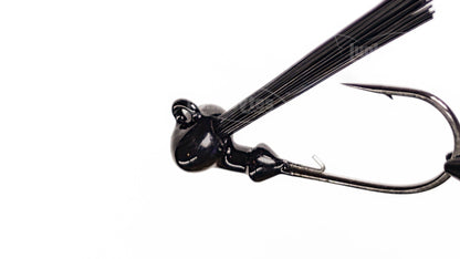 LB-2900 Arky 1/4oz Black jig head - alt view