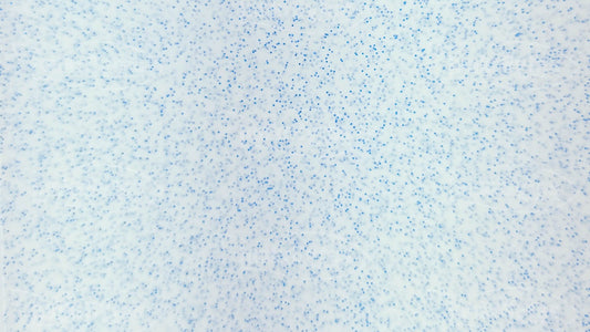 LunkrBytes LB-SHEETS-8801-257 White / Blue Flake uncut silicone skirt sheet, 155 x 142 mm solid unsliced panel for cutting custom jig and spinnerbait skirts