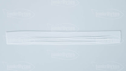 Pure White Silicone Skirt Tab – Shad Imitation for Bass (8801-020)