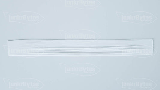 Pure White Silicone Skirt Tab – Shad Imitation for Bass (8801-020)