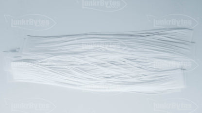 Pure White Silicone Skirt Tab – Shad Imitation for Bass (8801-020)
