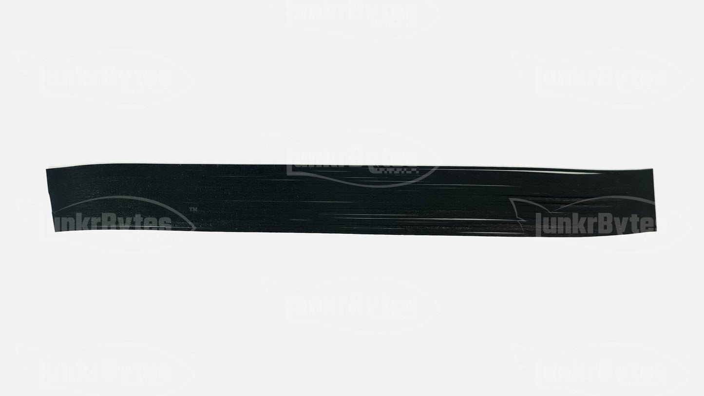 Jet Black Silicone Skirt Tab – Reaction Strike Trigger for Bass (8801-021)