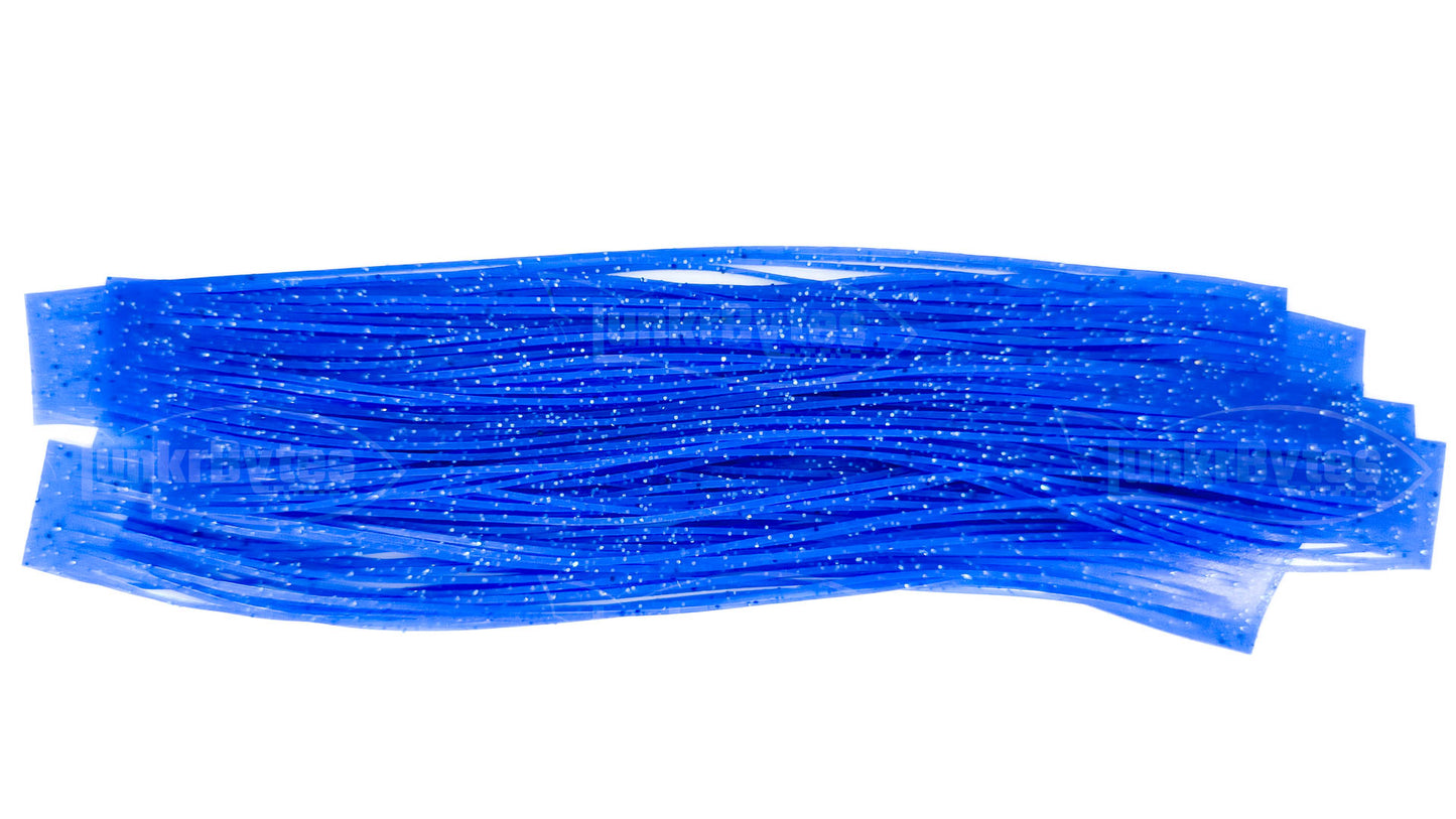 Blue / Blue & Black Flake Silicone Skirt Tab with Flake – Reaction Strike Trigger for Bass (8801-024)