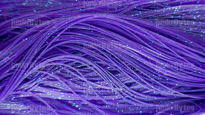 Purple / Blue Flake Silicone Skirt Tab with Flake – Reaction Strike Trigger for Bass (8801-028)
