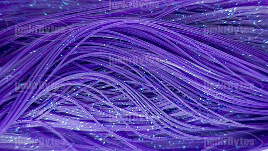 Purple / Blue Flake Silicone Skirt Tab with Flake – Reaction Strike Trigger for Bass (8801-028)