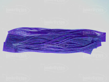 Purple / Blue Flake Silicone Skirt Tab with Flake – Reaction Strike Trigger for Bass (8801-028)
