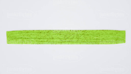 Chartreuse / Gold Flake Silicone Skirt Tab with Flake – Reaction Strike Trigger for Bass (8801-029)