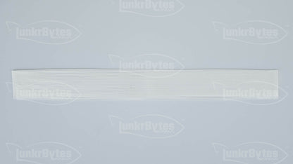 Pearlescent White Silicone Skirt Tab – Shad Imitation for Bass (8801-030)