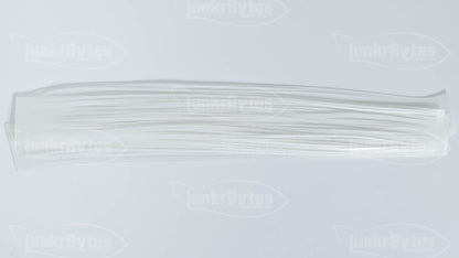 Pearlescent White Silicone Skirt Tab – Shad Imitation for Bass (8801-030)