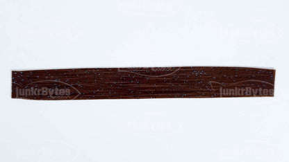 Brown / Blue Flake Silicone Skirt Tab with Flake – Crawfish Pattern for Bass (8801-042)