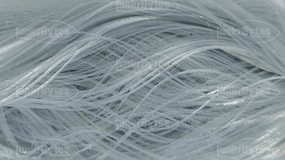 Clear / Silver Flake Silicone Skirt Tab with Flake – Shad Imitation for Bass (8801-048)