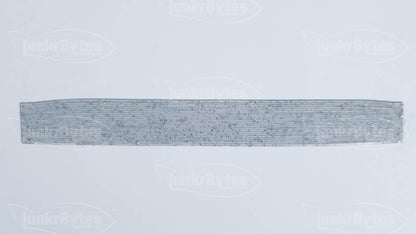 Clear / Holographic  Silver Flake Silicone Skirt Tab with Flake – Shad Imitation for Bass (8801-050)