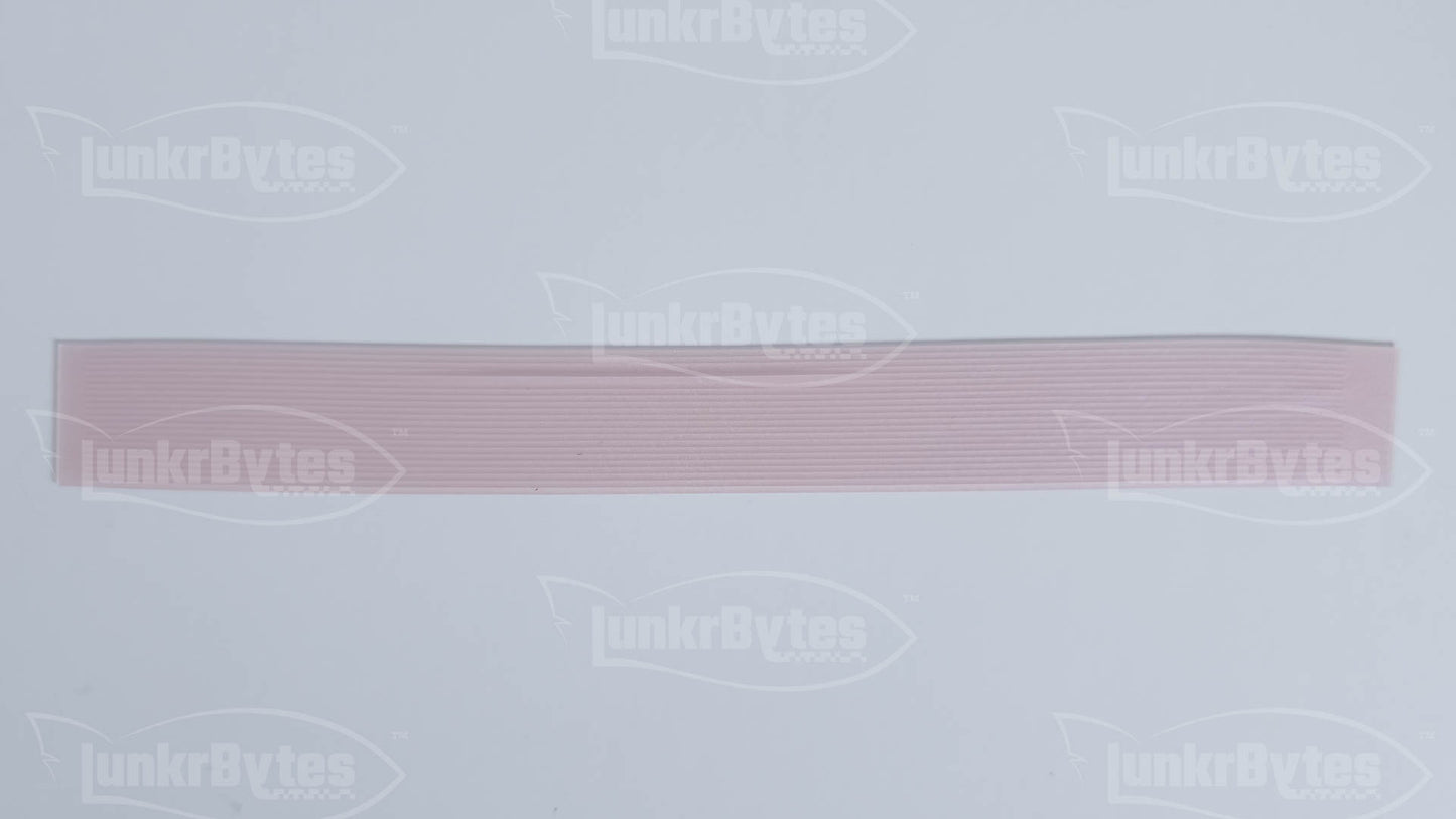 Light Pink / Blue Interference (Metallic) Silicone Skirt Tab with Interference – Reaction Strike Trigger for Bass (8801-058)
