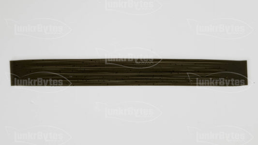 Green Pumpkin / Black Flake Silicone Skirt Tab with Flake – Crawfish Pattern for Bass (8801-101)
