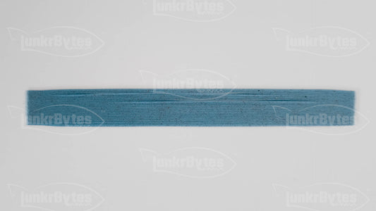 Light Blue / Red Flake Silicone Skirt Tab with Flake – Crawfish Pattern for Bass (8801-102)