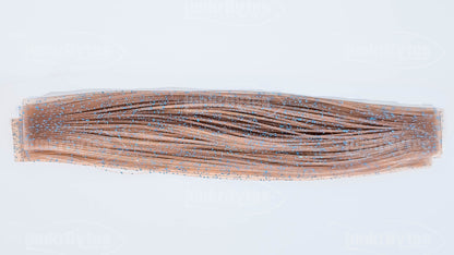 Natural Craw / Blue Flake Silicone Skirt Tab with Flake – Crawfish Pattern for Bass (8801-111)