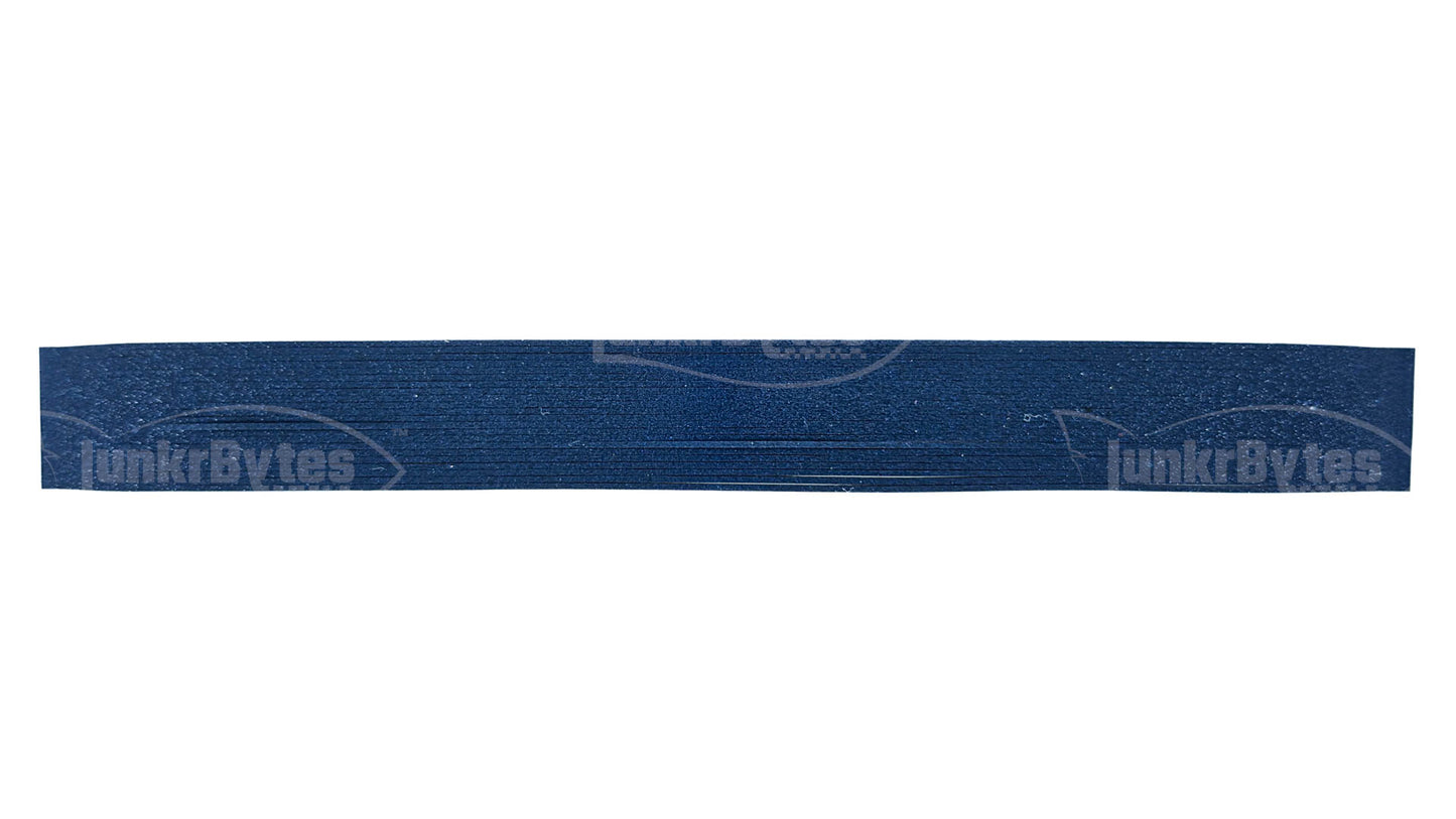 Metallic Black / Blue Interference Silicone Skirt Tab with Interference – Reaction Strike Trigger for Bass (8801-118)