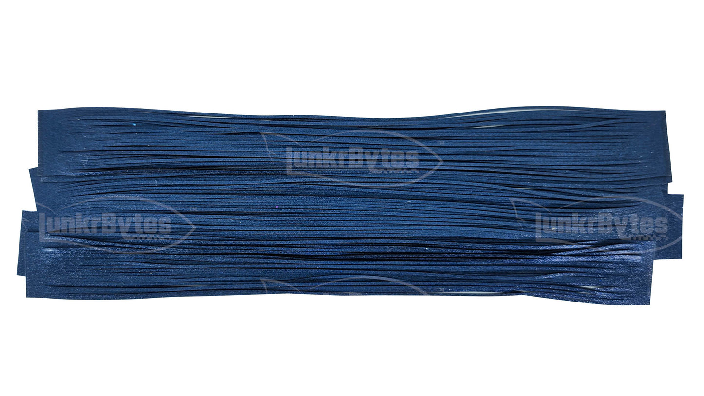 Metallic Black / Blue Interference Silicone Skirt Tab with Interference – Reaction Strike Trigger for Bass (8801-118)
