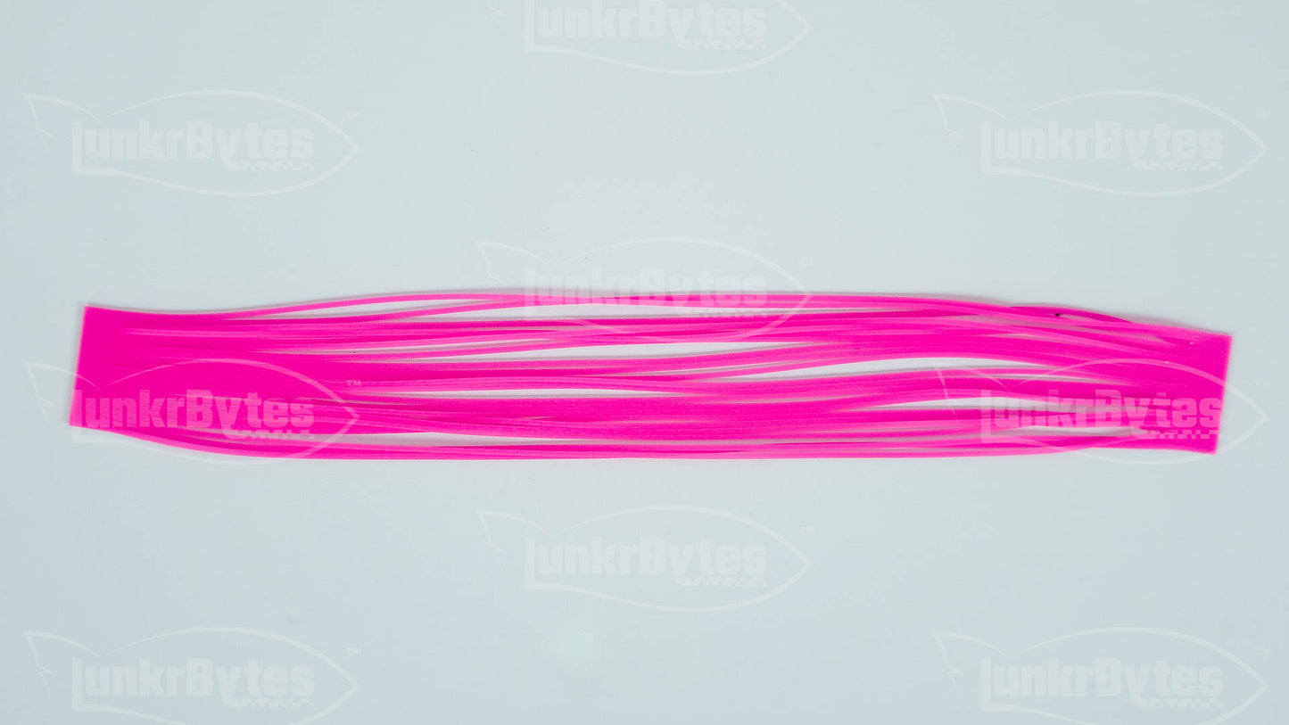 Metallic Pink Silicone Skirt Tab – Reaction Strike Trigger for Bass (8801-119)