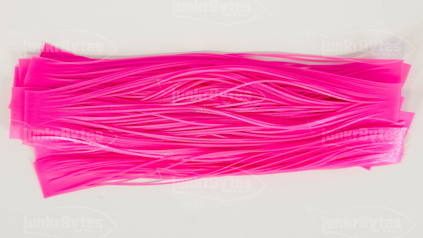 Metallic Pink Silicone Skirt Tab – Reaction Strike Trigger for Bass (8801-119)