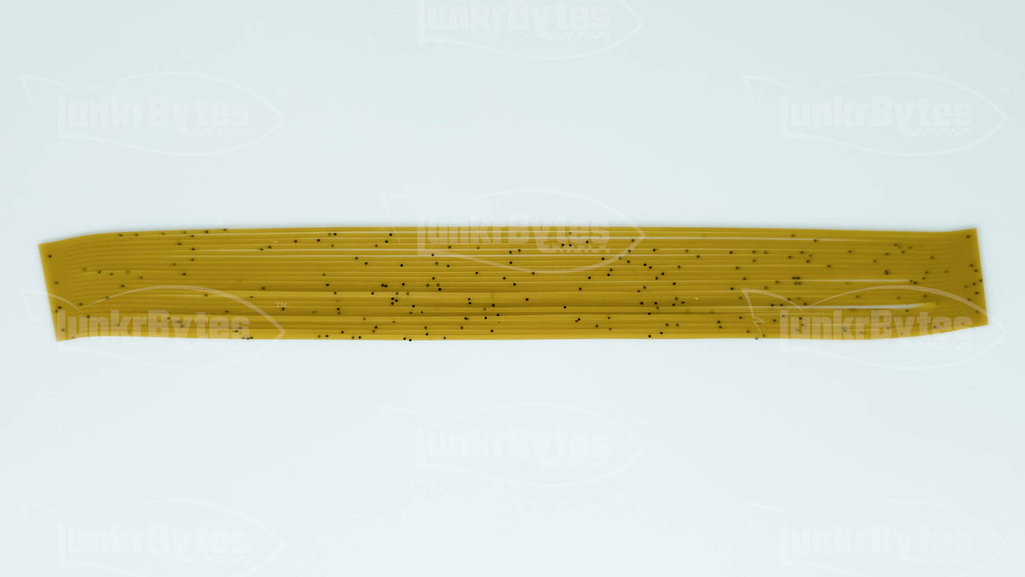 Pumpkin / Black Flake Silicone Skirt Tab with Flake – Crawfish Pattern for Bass (8801-150)