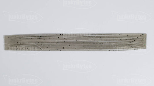 Gray / Green & Black Flake Silicone Skirt Tab with Flake – Shad Imitation for Bass (8801-163)