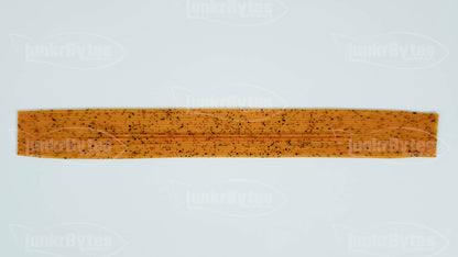 Orange Pepper (Black Flake) Silicone Skirt Tab with Flake – Crawfish Pattern for Bass (8801-172)