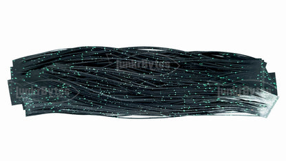 Black / Green Flake Silicone Skirt Tab with Flake – Reaction Strike Trigger for Bass (8801-173)