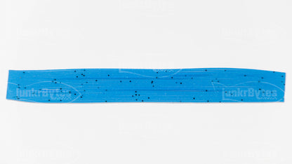 Sexy Blue Pepper (Black Flake) Silicone Skirt Tab with Flake – Shad Imitation for Bass (8801-179)